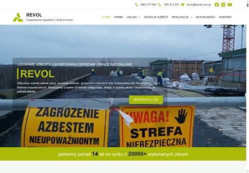 opinie Revol - Utylizacja Azbestu | Eternitu